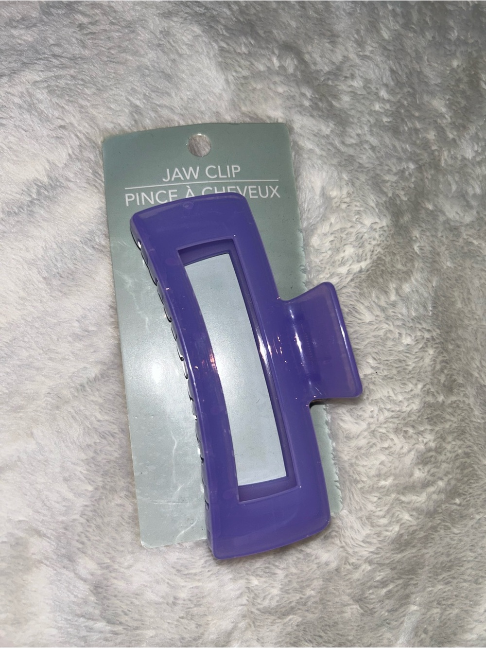 Purple Jaw Clip Hair Claw